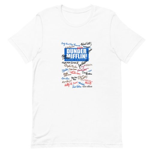 The Office Dunder Mifflin Signature Short-Sleeve Unisex T-Shirt