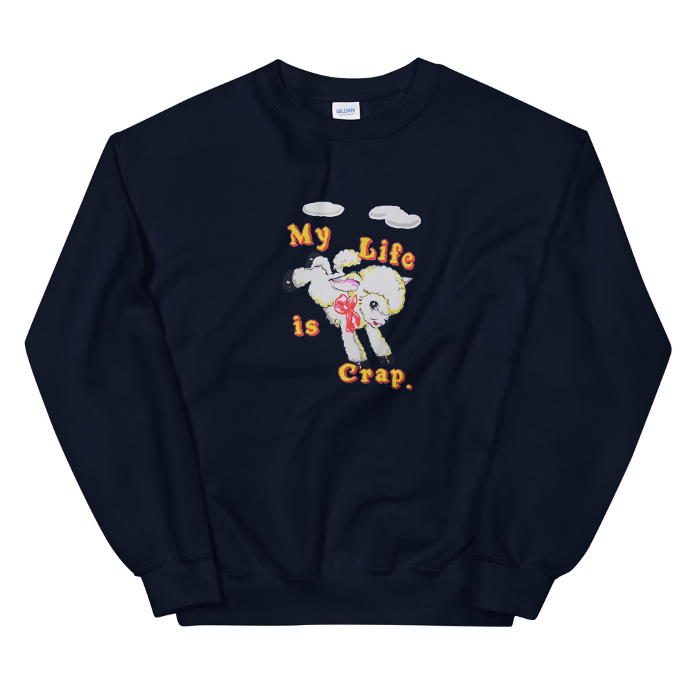 marc jacobs my life crap sweatshirt