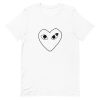 CDG Heart Frame Short-Sleeve Unisex T-Shirt