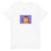 Garfield Purple Box Short-Sleeve Unisex T-Shirt