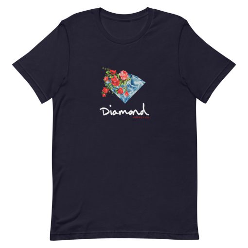 Diamond Supply Painted Floral Short-Sleeve Unisex T-Shirt
