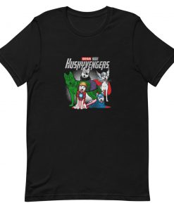 Marvel Avengers Siberian Husky Huskyvengers Short-Sleeve Unisex T-Shirt
