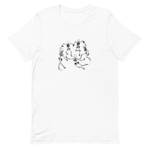 Dancing Skeleton Short-Sleeve Unisex T-Shirt