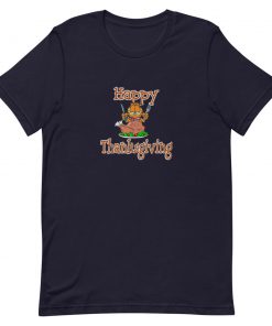 Garfield Happy Thanks Giving Short-Sleeve Unisex T-Shirt