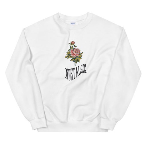 Nostalgic Rose Flower Unisex Sweatshirt