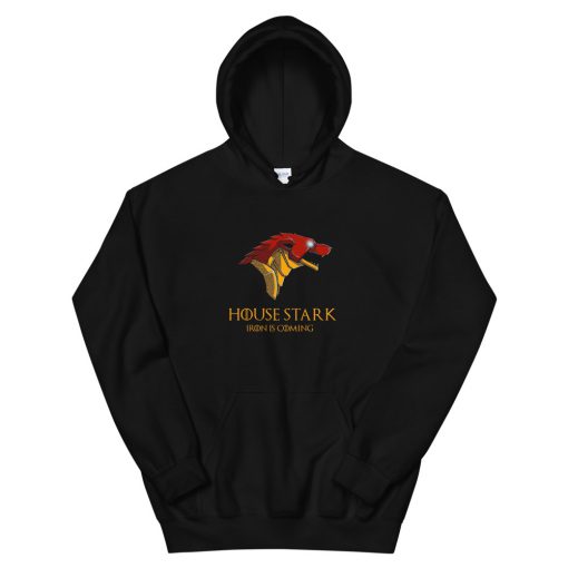 Game of Thrones house stark Iron is coming Unisex Hoodie