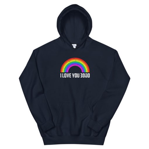 Rainbow I Love You 3000 Unisex Hoodie