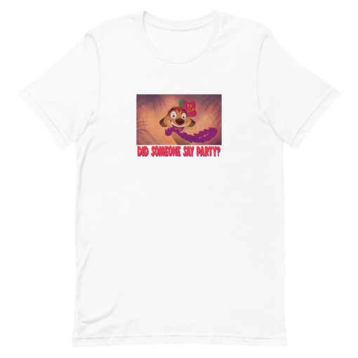 Timon And Pumbaa Did Someone Say Party Short-Sleeve Unisex T-Shirt