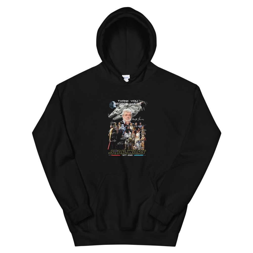 Thank you George Lucas Star Wars Unisex Hoodie - Cheap Graphic Tees