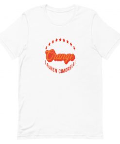 Orange Lauren Cimorelli Short-Sleeve Unisex T-Shirt
