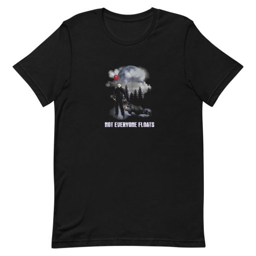 Michael Myers and Pennywise not everyone floats Short-Sleeve Unisex T-Shirt
