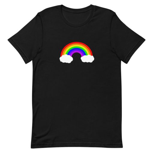 Rainbow and Clouds Short-Sleeve Unisex T-Shirt