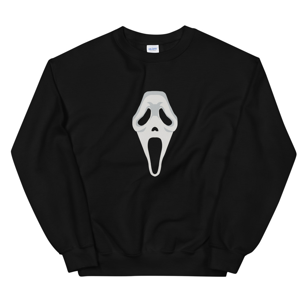 Scream Ghostface Mask Unisex Sweatshirt - Clothpedia