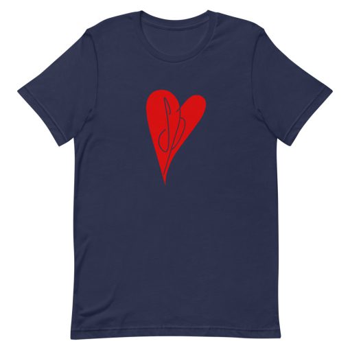 Red Heart Smashing Pumpkins Band Short-Sleeve Unisex T-Shirt