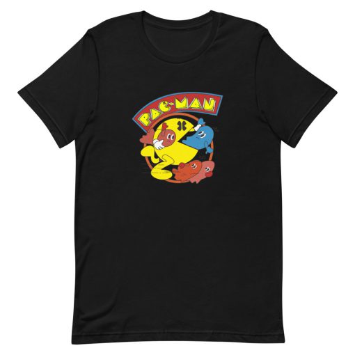 Vintage 80s Pac Man Short-Sleeve Unisex T-Shirt