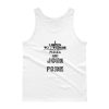 I Listen To 2 Things Pizza And John Prine Tank top