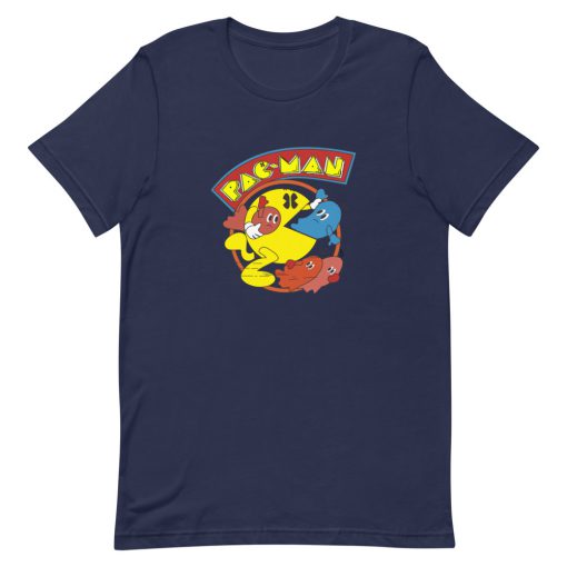 Vintage 80s Pac Man Short-Sleeve Unisex T-Shirt