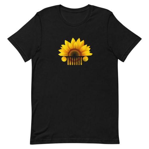 Sunflower jeep car Short-Sleeve Unisex T-Shirt