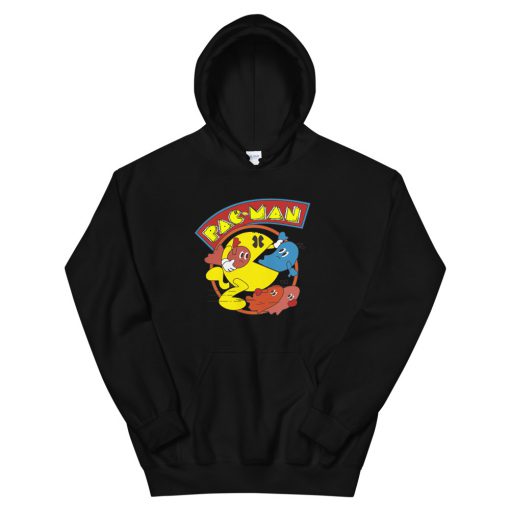 Vintage 80s Pac Man Unisex Hoodie