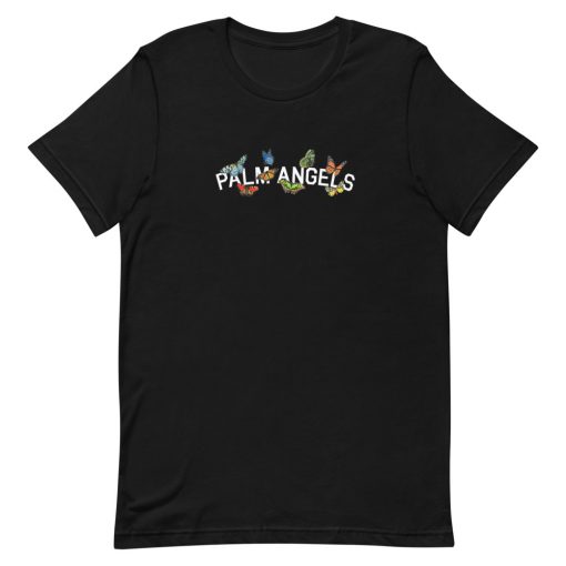 Palm Angels Butterfly College Short-Sleeve Unisex T-Shirt