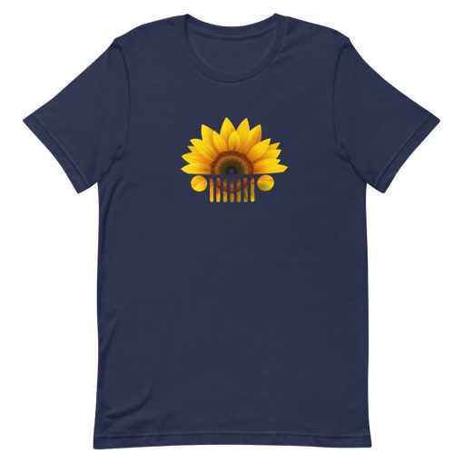 Sunflower jeep car Short-Sleeve Unisex T-Shirt