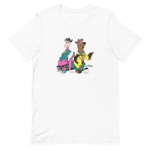 Scooby Doo and Dino Hip Hop Short-Sleeve Unisex T-Shirt