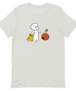 Casper The Friendly Ghost Pumpkin Short-Sleeve Unisex T-Shirt