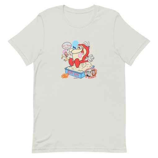 Ren And Stimpy Gritty Kitty Single Stitch Short-Sleeve Unisex T-Shirt