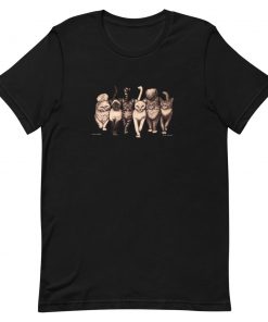 vintage cats coming and going Short-Sleeve Unisex T-Shirt