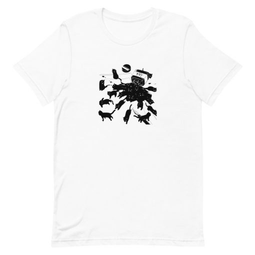 Black cat ink Short-Sleeve Unisex T-Shirt