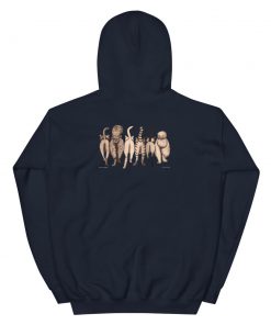vintage cats coming and going Unisex Hoodie