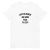 JUSTIN BIEBER and Some Pizza Slices Short-Sleeve Unisex T-Shirt