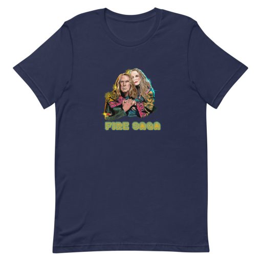 Eurovision Iceland Fire Saga Lars and Sigrit ferrell Short-Sleeve Unisex T-Shirt