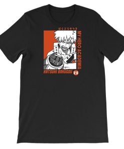 Japanese Anime Katsuki Bakugou Manga Panel Shirt