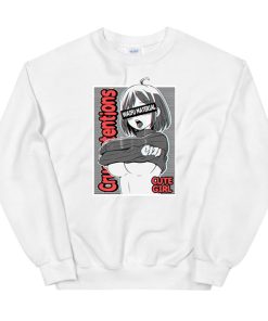 Ahegao Face Hentai Waifu Sexy Sweatshirt