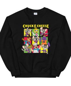Funny Cartoon Chuck E Cheese Sweatshirt