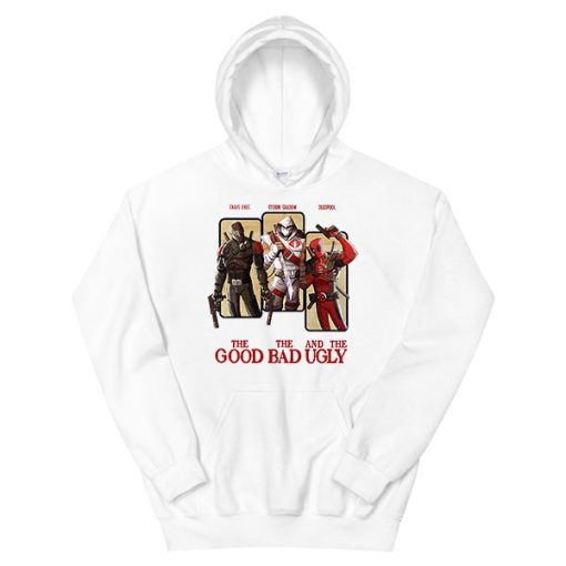 Deadpool the Good the Bad and the Ugly Snake Eyes Storm Shadow Hoodie