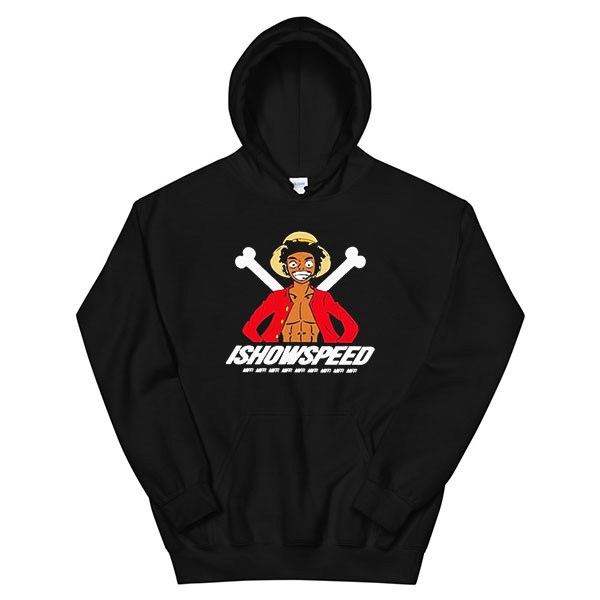 Logo Happy Luffy Ishowspeed Hoodie - Clothpedia