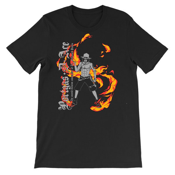 Anime One Piece Portgas Flames D Ace Shirt - Clothpedia