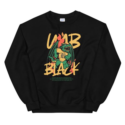 Dragon Letter Black Uab Sweatshirt