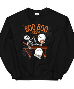 Funny Boo Boo Crew Halloween Nursing Sweatshirt
