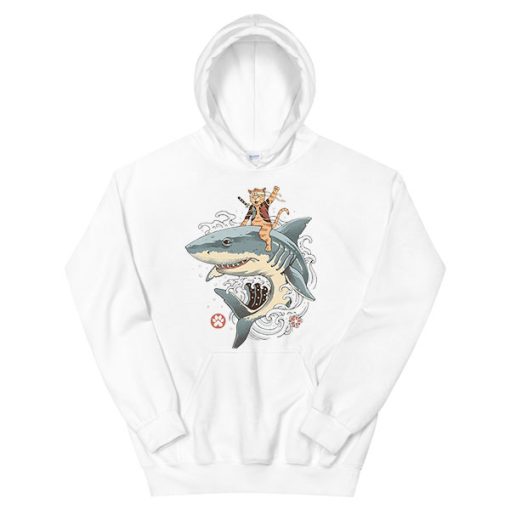 Funny Adventures of Cats and Sharks Hoodie