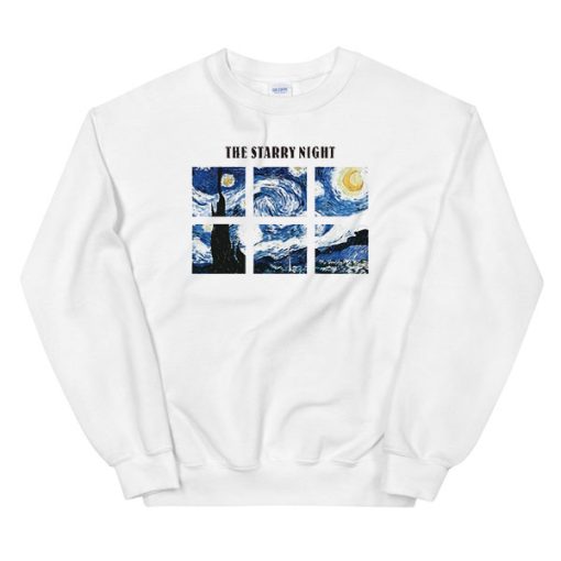 Vincent Van Gogh Painting Starry Night Sweatshirt