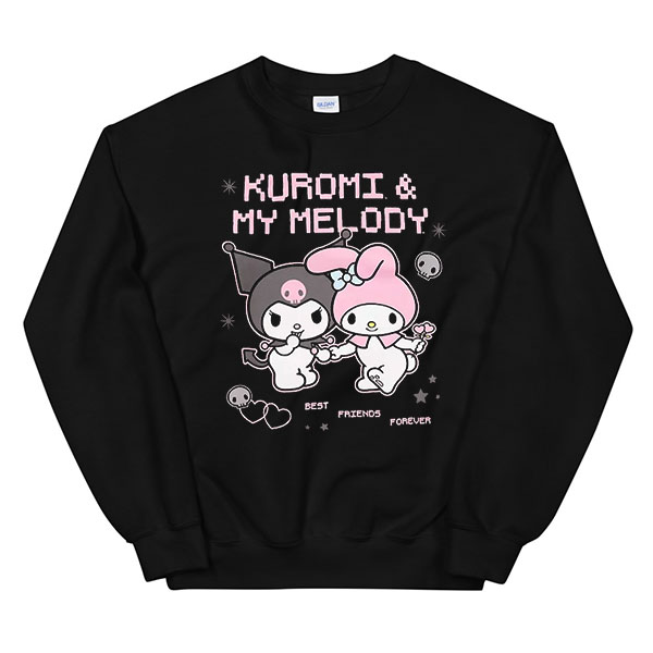 Bff My Melody and Kuromi Strawberry Sweatshirt - Clothpedia