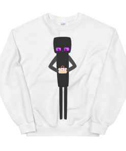 Graphic Minecraft Enderman Cake Sweatshirt