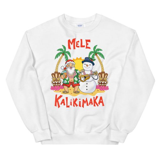 Merry Christmas Mele Kalikimaka Sweatshirt