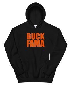 Typography Buck Fama Hoodie
