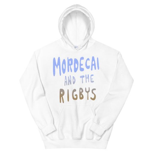 Logo Mordecai and the Rigbys Color Gradation Hoodie