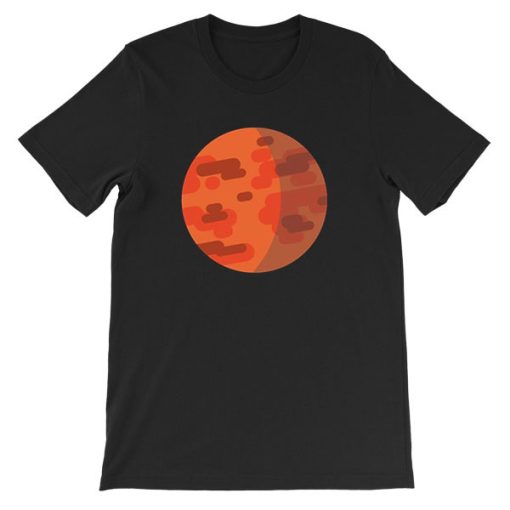 Planet Mars Cartoon Kurzgesagt Merch T shirt