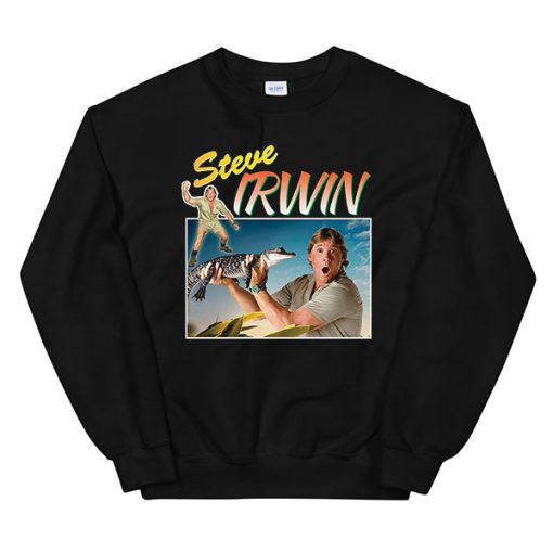 Vintage Crocodile Hunter Crikey TV Show Steve Irwin Sweatshirt